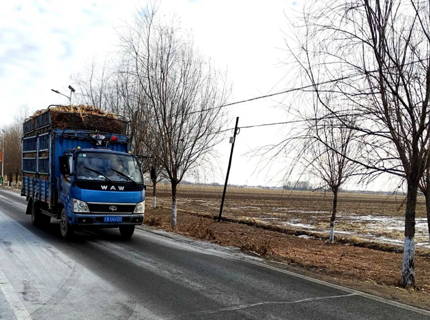货车行驶在公主岭市农村公路上，一路畅通。公主岭市委宣传部供图