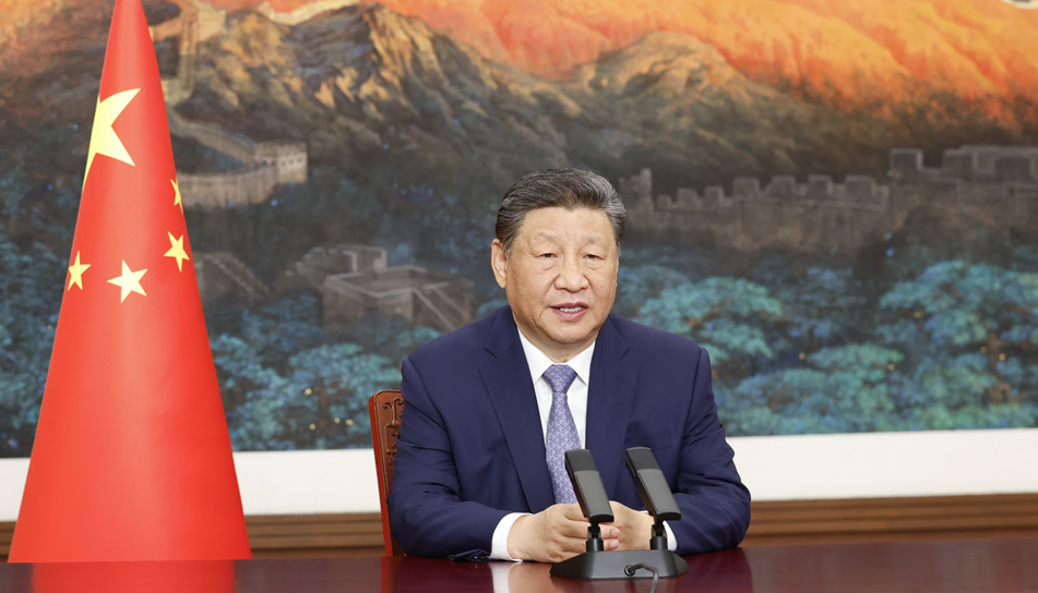 习近平向气候和公正转型领导人峰会发表致辞